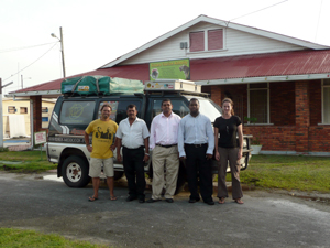 Con la dirección del Guyana Tourism Authority